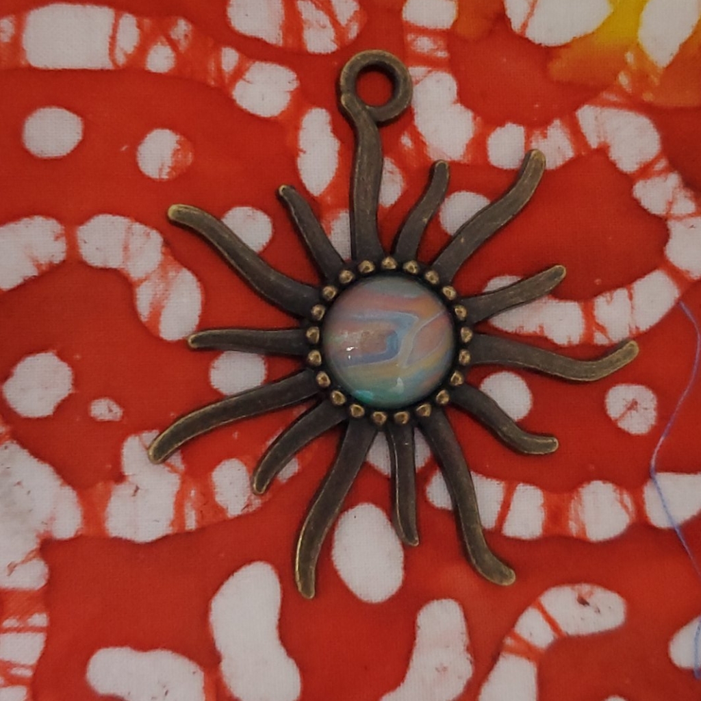 Handmade Sun Pendant Necklace